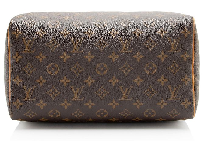 Borsa Louis Vuitton Monogram Canvas Speedy 30 Marrone - vista 4