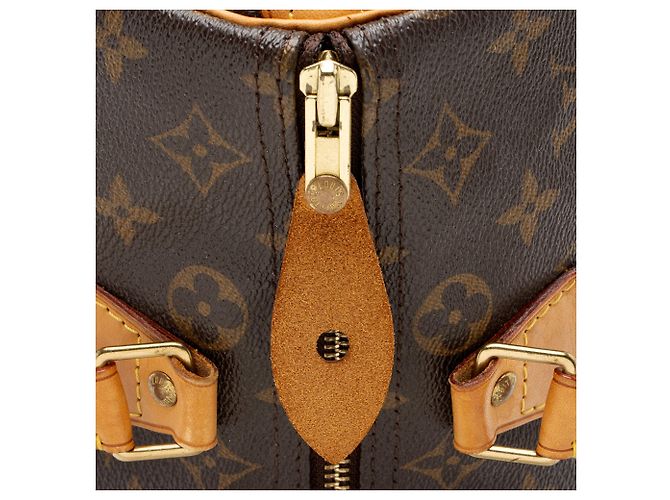 Borsa Louis Vuitton Monogram Canvas Speedy 30 Marrone - vista 9