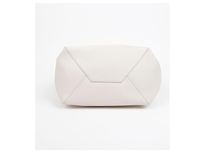 Céline Borsa a Tracolla Cabas Buckle Bianco - vista 5