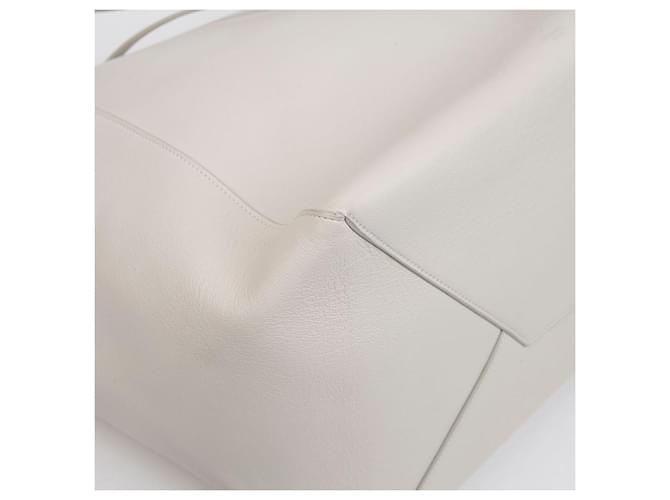 Céline Borsa a Tracolla Cabas Buckle Bianco - vista 7