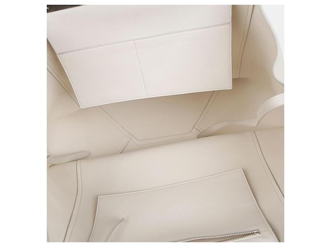 Céline Borsa a Tracolla Cabas Buckle Bianco - vista 9