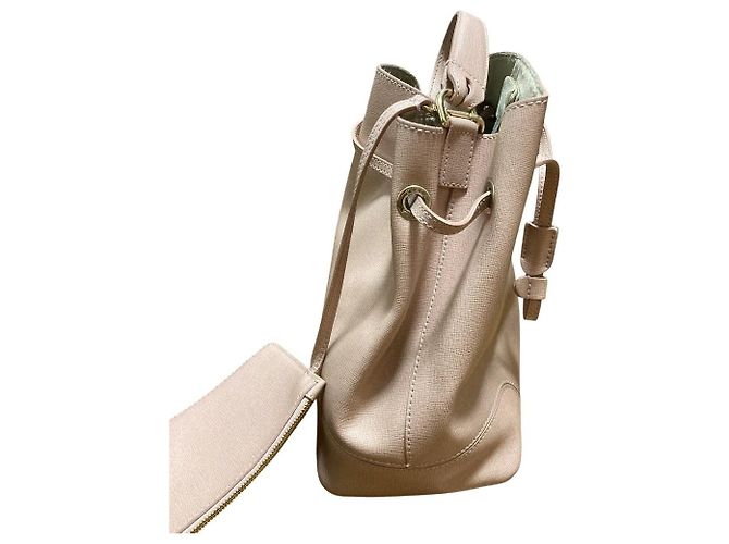 Borsa a mano 2way in pelle Furla Stacy Rosa - vista 4