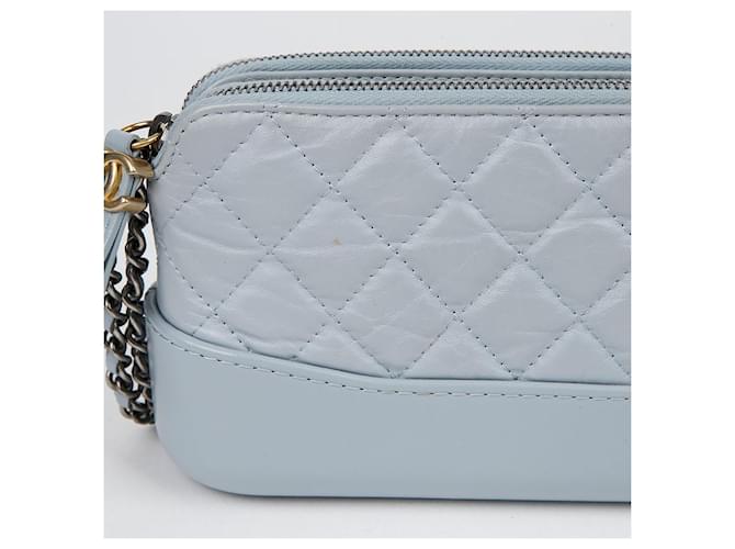 Chanel Borsa a tracolla Gabrielle Mini Chain Blu - vista 3
