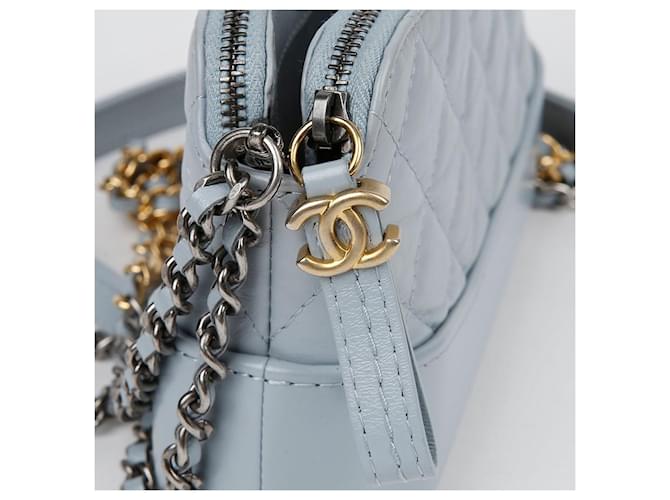 Chanel Borsa a tracolla Gabrielle Mini Chain Blu - vista 6