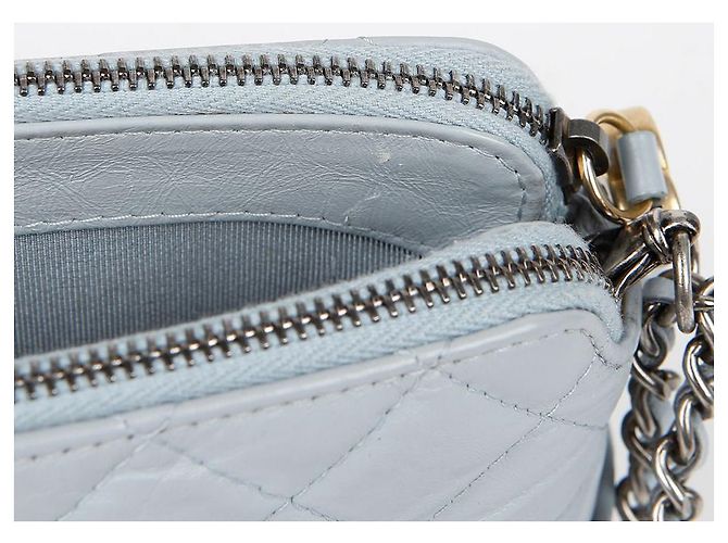 Chanel Borsa a tracolla Gabrielle Mini Chain Blu - vista 8