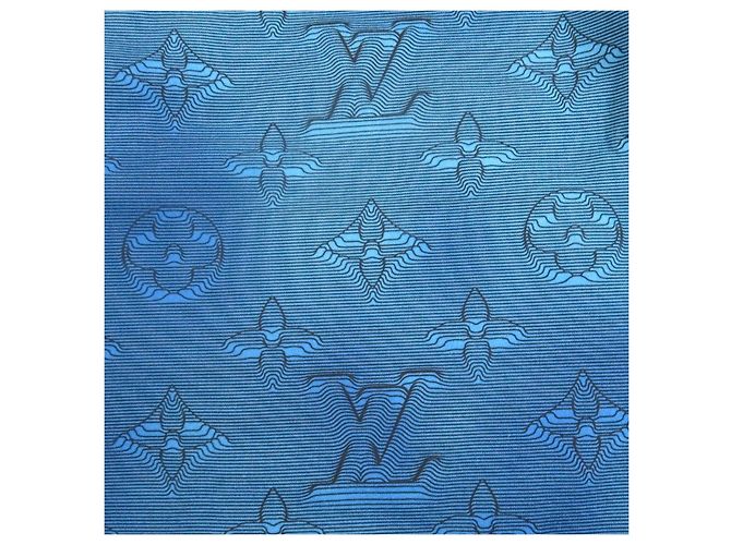 Louis Vuitton 3D Monogram Hoodie Blau Hellblau - Ansicht 4