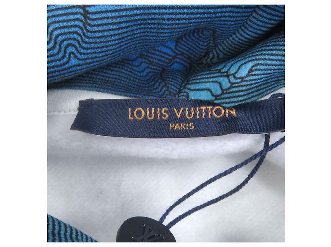 Louis Vuitton 3D Monogram Hoodie Blau Hellblau - Ansicht 5