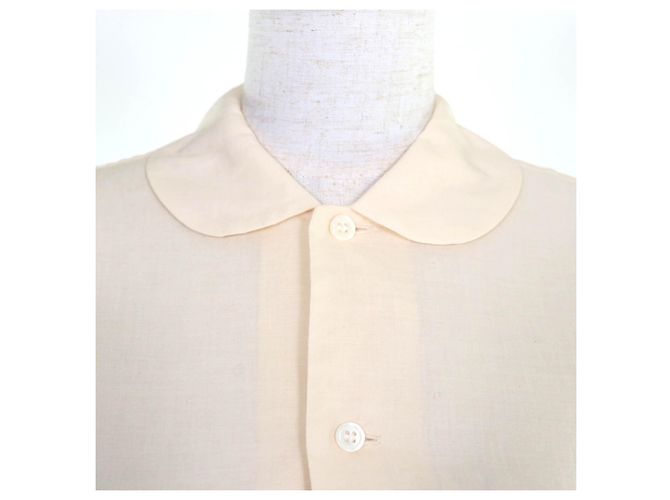 Autre Marque Camisa de algodón COMME des GARCONS Beige Crudo - vista 4