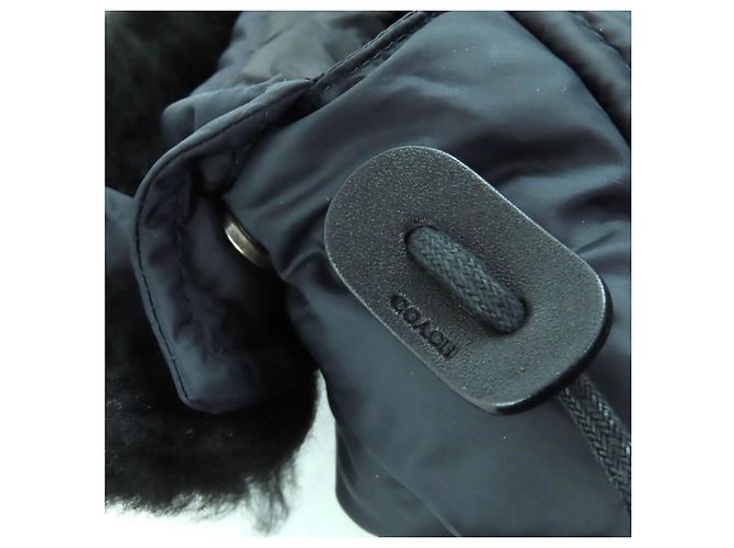 COACH Down Polyester Coat Black - view 11