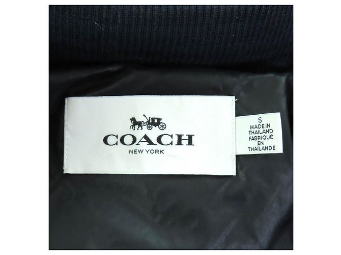 COACH Down Polyester Coat Black - view 12