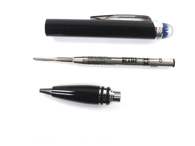 Penna a sfera MONTBLANC Starwalker Nero Argento - vista 4