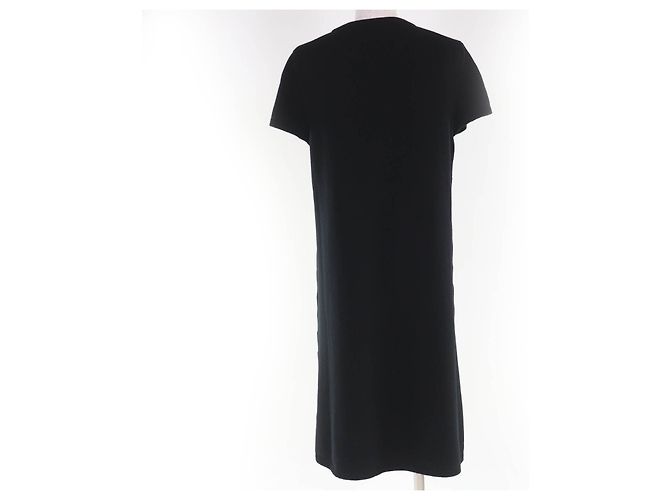 Hermès Kaschmir-Kleid 42 Schwarz - Ansicht 3