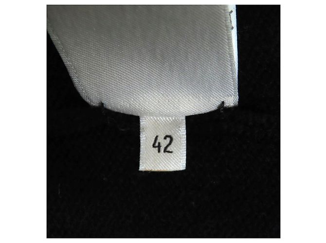 Hermès Kaschmir-Kleid 42 Schwarz - Ansicht 7