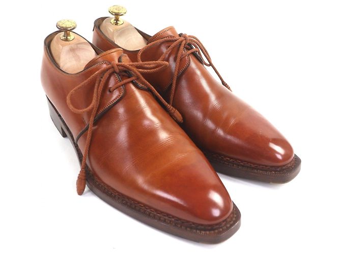 Autre Marque Santoni Limited Edition Lederschuhe Braun - Ansicht 2