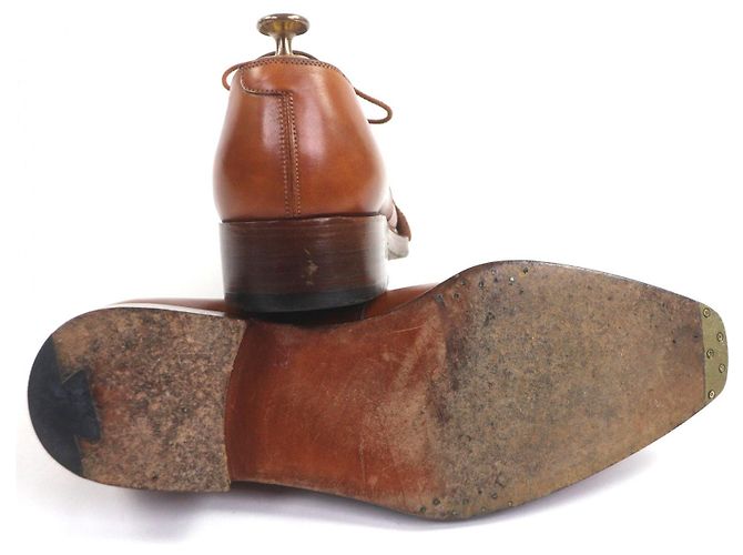 Autre Marque Santoni Limited Edition Lederschuhe Braun - Ansicht 4