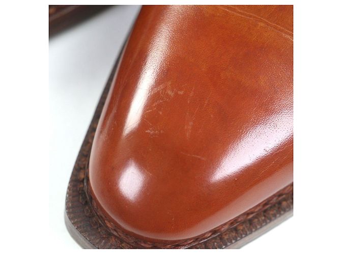 Autre Marque Santoni Limited Edition Lederschuhe Braun - Ansicht 9