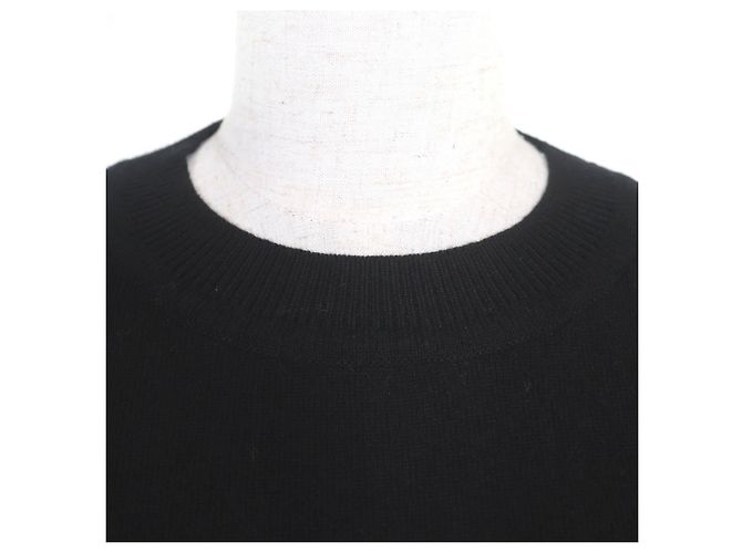 Hermès H-Lift Metal Kurzarm Strick 36 Schwarz - Ansicht 4