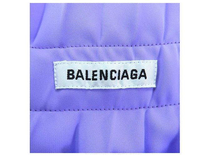 Falda plisada Balenciaga de poliéster Púrpura - vista 8