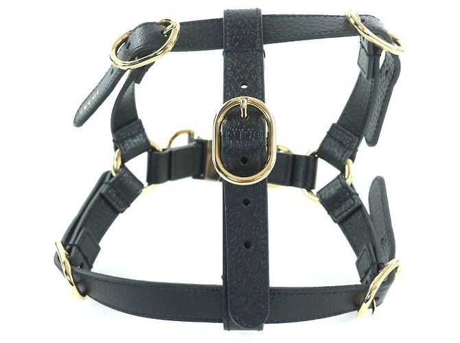 Gucci Leather Dog Harness Black - view 4