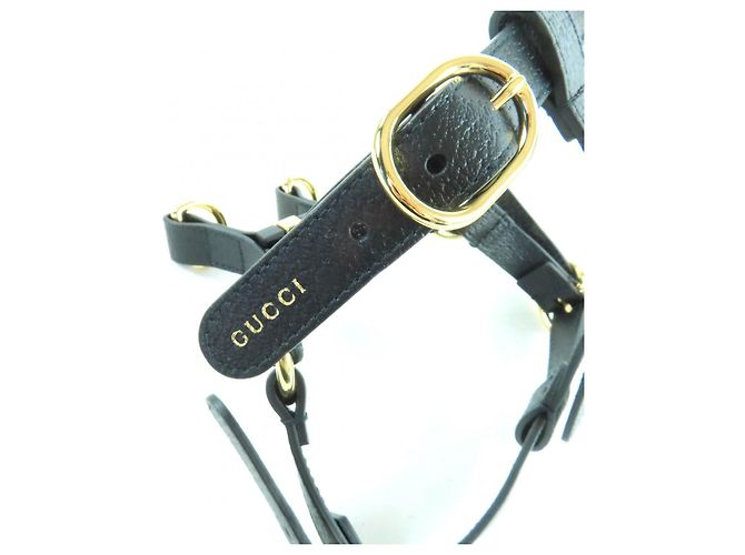Gucci Leather Dog Harness Black - view 5