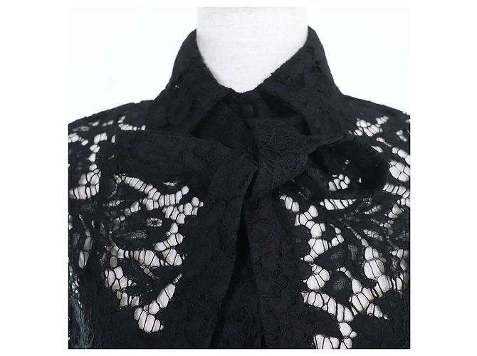 Valentino Spitzenkleid Schwarz - Ansicht 4