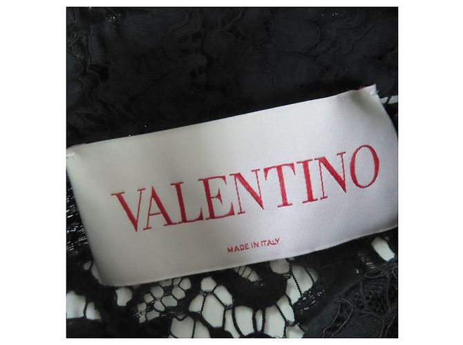 Valentino Spitzenkleid Schwarz - Ansicht 6