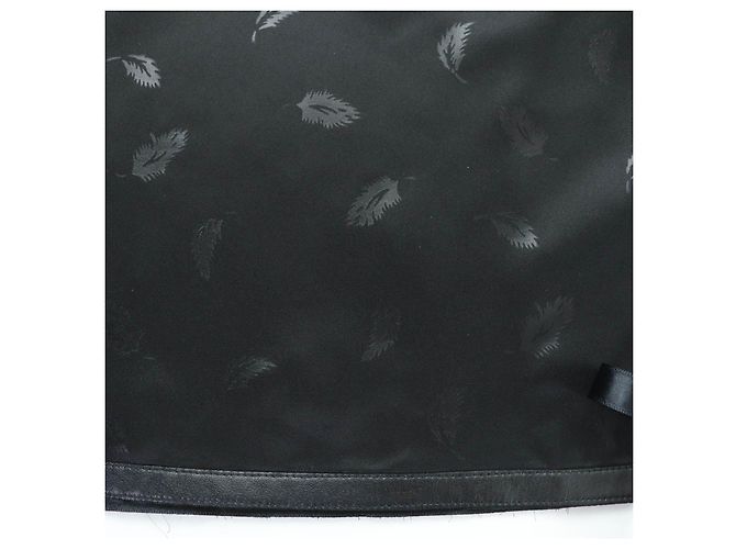 Autre Marque Falda con cintas y estampado de plumas noir kei ninomiya COMME des GARCONS Negro - vista 7