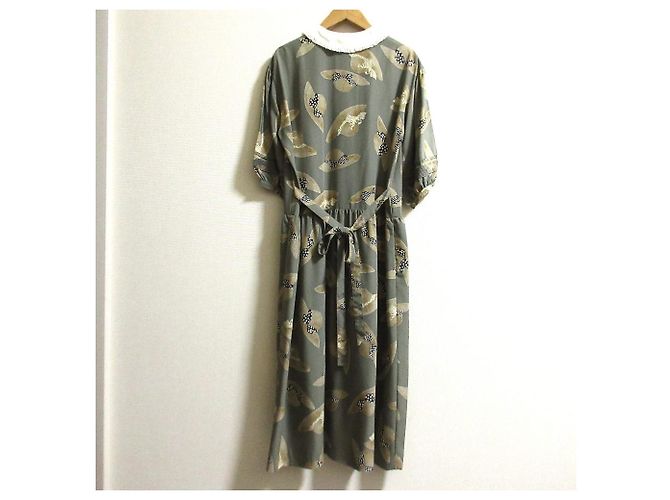 Autre Marque PINK HOUSE Kleid Braun Schwarz Weiß - Ansicht 3
