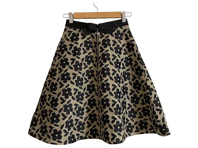 Autre Marque Falda acampanada floral M'S GRACY Beige - vista 2