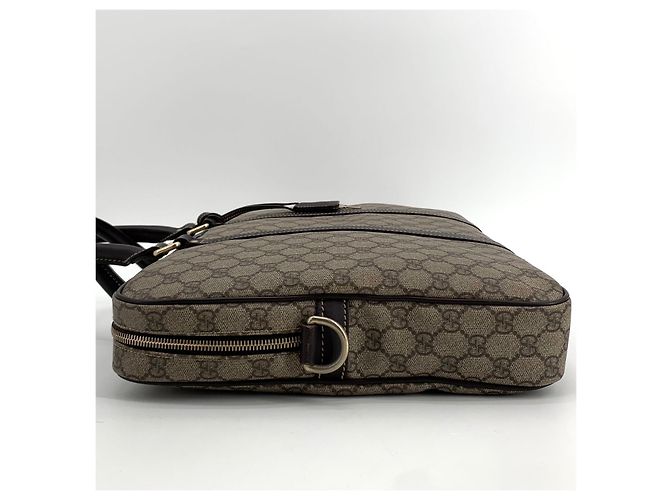 Gucci Borsa Tote porta documenti in PVC Marrone - vista 4