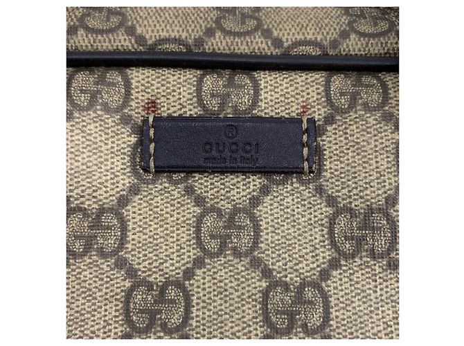 Gucci Borsa Tote porta documenti in PVC Marrone - vista 7