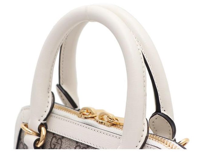 Horsebit 1955 Gucci Mini Borsa Tote con manico e borsa a tracolla Horsebit Marrone - vista 13