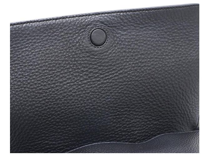Prada Borsa mini a tracolla con patta VITELLO DINO placcata oro Nero - vista 16