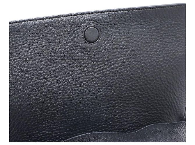 Prada Borsa mini a tracolla con patta VITELLO DINO placcata oro Nero - vista 7