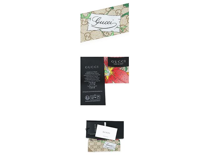 Gucci Sciarpa in seta con stampa floreale da donna Marrone - vista 4