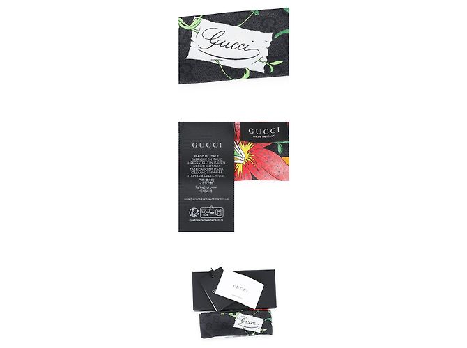 Gucci Sciarpa in seta con stampa floreale da donna Nero - vista 4
