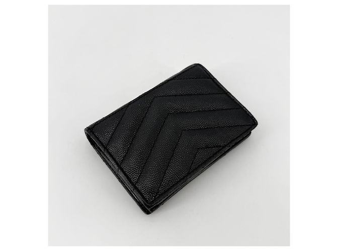 Saint Laurent Cartera Matelassé en Tono Dorado - vista 3
