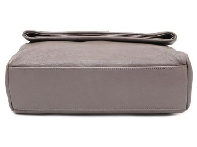 Saint Laurent Borsa crossbody a catena West Hollywood Marrone - vista 17