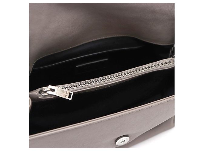 Saint Laurent Borsa crossbody a catena West Hollywood Marrone - vista 19
