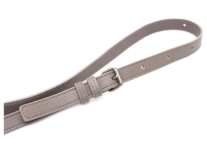 Saint Laurent Borsa crossbody a catena West Hollywood Marrone - vista 20