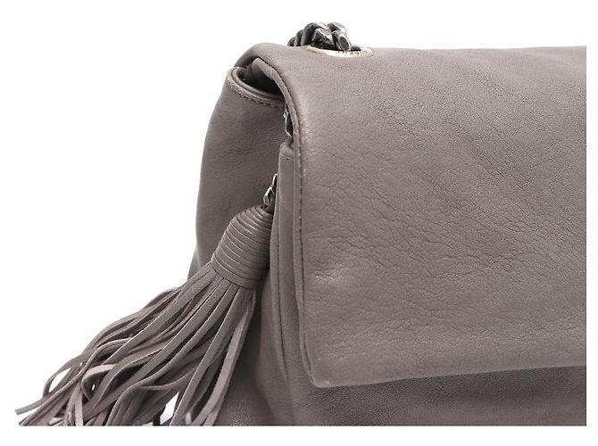 Saint Laurent Borsa crossbody a catena West Hollywood Marrone - vista 4