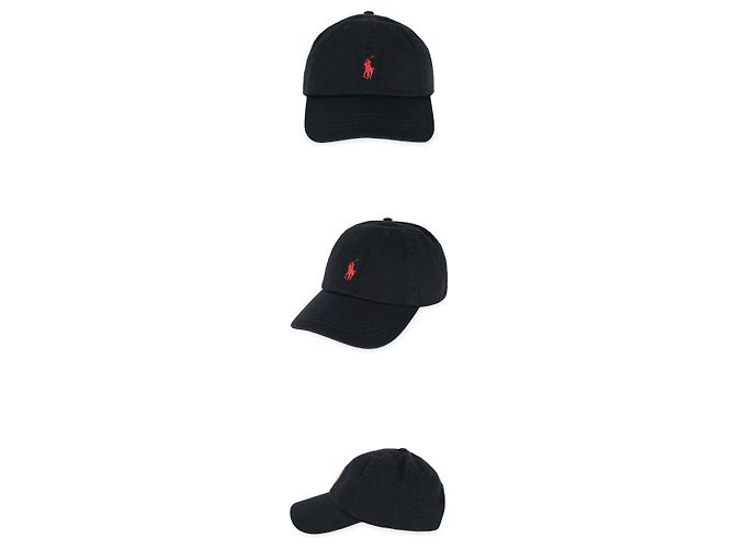 Ralph Lauren Baseball-Kappe mit besticktem Pony-Logo Rot - Ansicht 3
