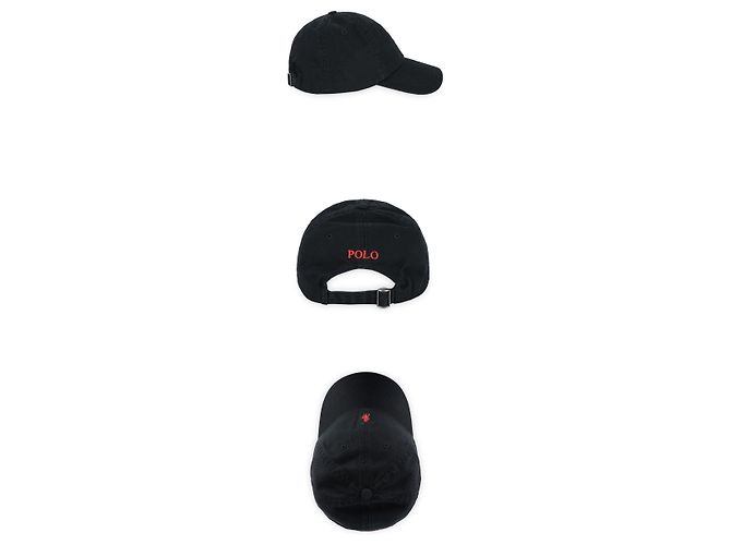 Ralph Lauren Baseball-Kappe mit besticktem Pony-Logo Rot - Ansicht 4
