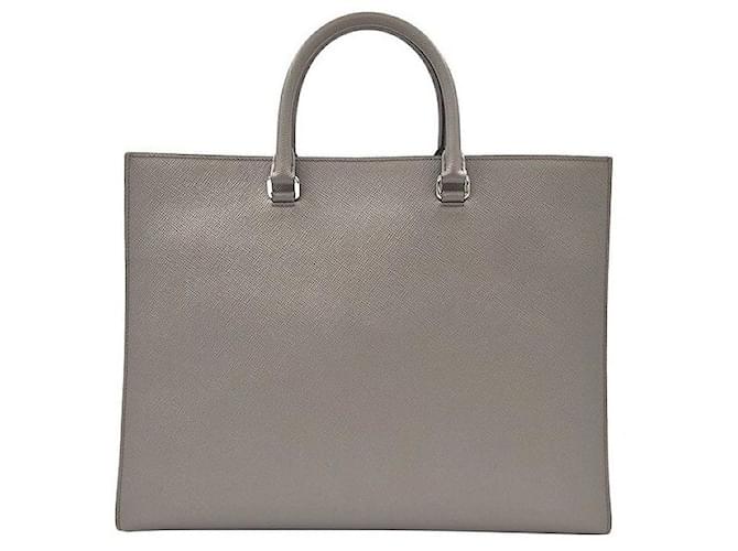 Prada Borsetta e borsa porta documenti in Saffiano Marrone - vista 4