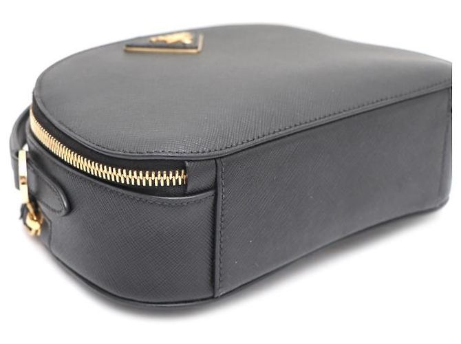 Prada Borsa a mano e a tracolla Saffiano Odette Top Handle Nero - vista 13