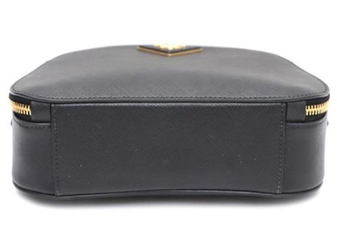 Prada Borsa a mano e a tracolla Saffiano Odette Top Handle Nero - vista 14