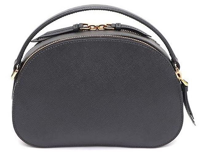 Prada Borsa a mano e a tracolla Saffiano Odette Top Handle Nero - vista 3