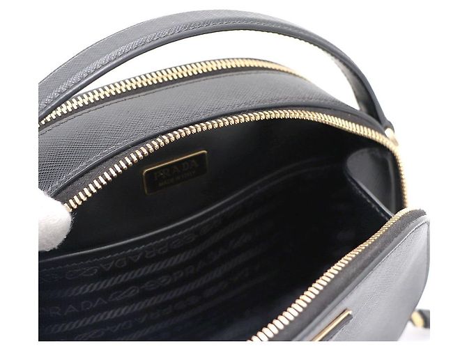 Prada Borsa a mano e a tracolla Saffiano Odette Top Handle Nero - vista 7