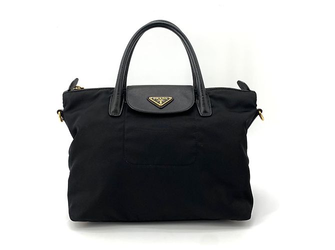 Prada Pocono Tote- und Schultertasche in Schwarz - Ansicht 3