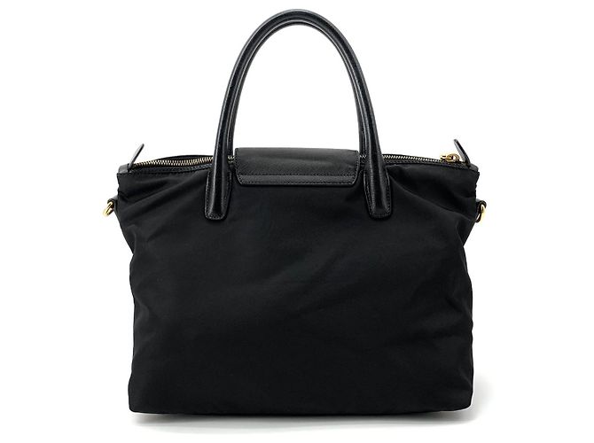 Prada Pocono Tote- und Schultertasche in Schwarz - Ansicht 4